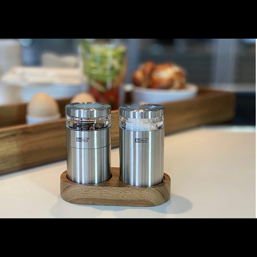 Pepper and salt mills MENAGE MOLTO
3 piece set
ceramic grinder CeraCut